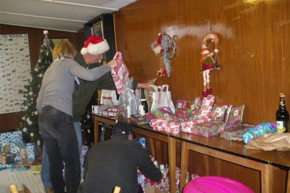 Ook honden vieren kerst