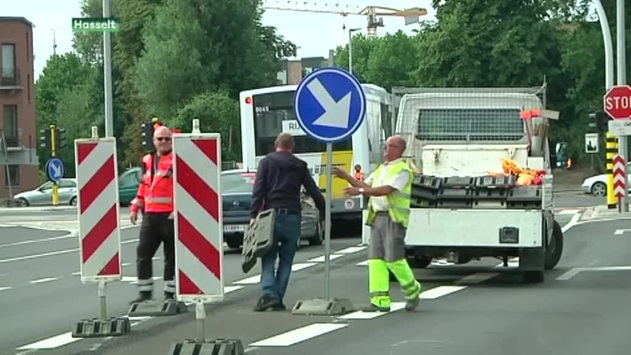 Nieuwe weg verbindt stelplaats De Lijn met station Hasselt (maar lichten bleven vanochtend rood)