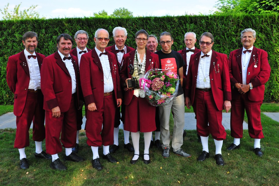 Hilde wint koningsschieten bij Sint Sebastiaen Kuringen