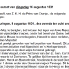 Overijsselsche Courant 16 augustus 1831